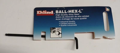 EKLIND 14405 2.5MM LONG ARM BALL-HEX-L KEY CARDED - Image 1 of 2