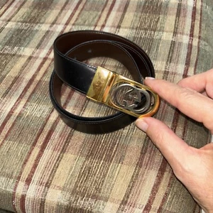Cinturón reversible entrelazado Gucci 38 - Imagen 1 de 4