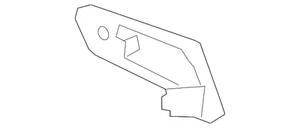 Genuine Volkswagen Handle Outside Gasket 510-837-210-A - Picture 1 of 2
