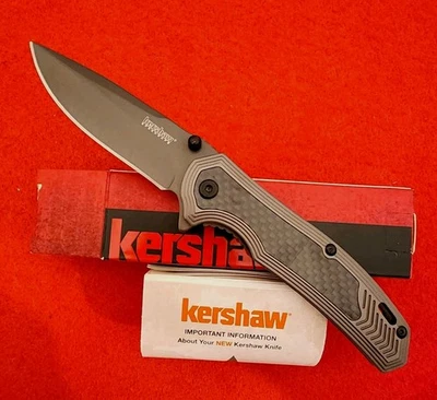 Cuchillo Kershaw Fringe 8310 Framelock asistido hoja de borde liso negro descontinuado Foto 1 de 4