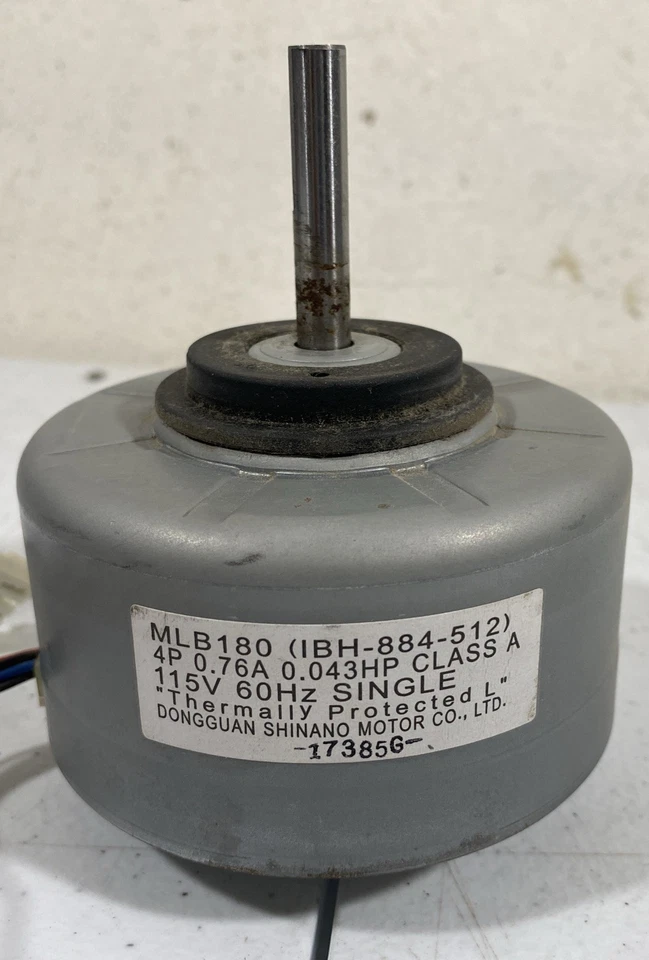 Genuine MLB180 (IBH-884-512) Evaporator Fan Motor for Sharp CV-P10NC AC Unit Foto 1 de 4
