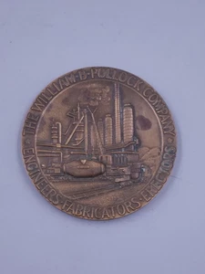 1963 Youngstown Ohio William B Pollock Company Bronze Commemorative Medal - Picture 1 of 15