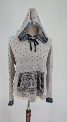 Sudadera con Capucha Simply Vera Wang Fair Isle Polar Acogedora Suave Pullover S Terciopelo Boho Foto 1 de 4