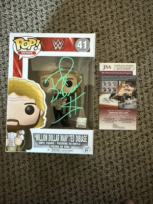 Ted Dibiase Signed Funko Pop 41 Autograph WWE JSA COA Million Dollar Man WWF - Image 1 of 4