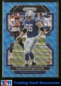 2021 Panini Prizm #23 Quenton Nelson Blue Wave #/199 - Bild 1 von 2