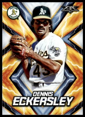 2017 Topps Fire #70 Dennis Eckersley - Image 1 of 2