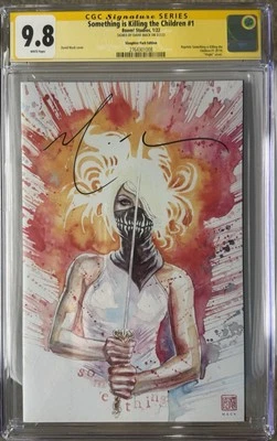 Something is Killing the Children #1. Cubierta virgen CGC 9,8 firmada por David Mack Foto 1 de 4