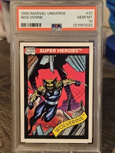 1990 Marvel Universe #37 Wolverine PSA 10 GEM MINT!!! - Picture 1 of 3