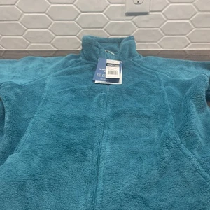 White Sierra Womens Size Large Fleece Night Harbor Teal Full Zip Jacket NWT - Picture 1 of 24
