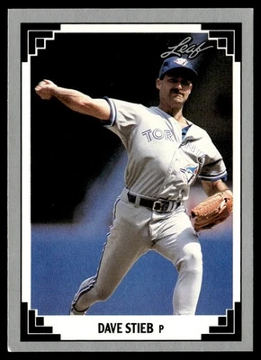 1991 Leaf Dave Stieb Toronto Blue Jays #96 - Image 1 of 2