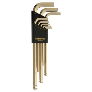 Bondhus 38099 GoldGuard Ballpoint L-Wrench Set - 9 Pc. Metric - Picture 1 of 5