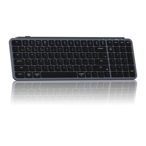 Ultra-Slim B2 Pro Bluetooth Keyboard 2.4 GHz Wireless Lightweight 96% ZMK Lau... - Picture 1 of 7