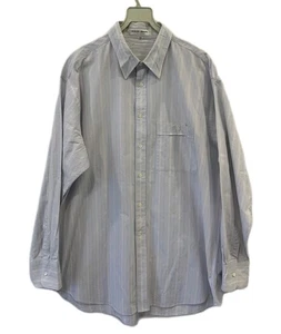 Giorgio Armani Le Collezioni Men’s Dress Shirt Striped Button-Up XL/XXL #C2 - Picture 1 of 5