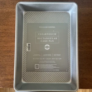 Williams Sonoma tortiera antiaderente 9x13” acciaio alluminato NUOVA E MAI USATA - Foto 1 di 3