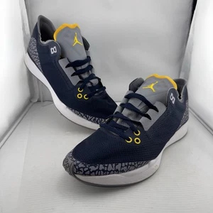 Jordan Trainer ST Michigan PE AV1200-401 Hombres 8 Azul Marino Maíz Elefante Zapatos Raro - Imagen 1 de 12