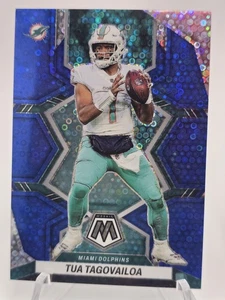 2022 Panini Mosaic - Tua Tagovailoa #121 No Huddle Blue Mosaic Prizm /75 - Picture 1 of 2