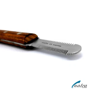 Cuchillo de recorte fino/medio cuchillo de recorte perros peine cuidado del pelaje veterinario NATRA
