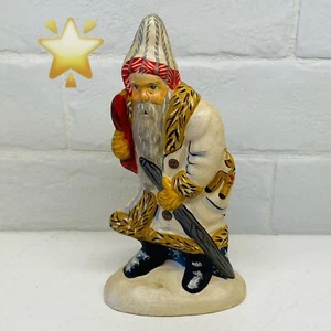Vaillancourt Volkskunst Weihnachtsmann Hide-N-Seek Hirsch 2005 - Bild 1 von 8