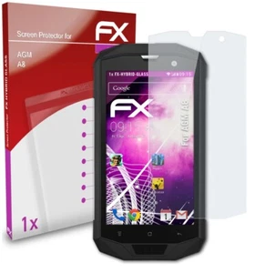 atFoliX Verre film protecteur pour AGM A8 9H Hybride-Verre - Photo 1 sur 5