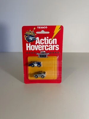 Micro Action Hovercars - Regreso al Futuro II 1989 Texaco Juego de 2 Foto 1 de 2