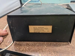 Vintage R.C.A. Regulated Power Supply 13.8 V @ 2.2A Electro-Data Model 186 - Picture 1 of 12