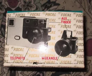 Juego de lentes auxiliares focales teleobjetivo y lentes gran angular (cámaras de disco Kodak) - Imagen 1 de 1