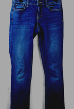 ARIZONA Jean Co size 7 Long Juniors Bootcut Dark Blue Jeans NEW