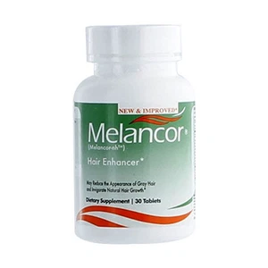 Melancor Hair Vitamin Stop Gray Hair, Reduce Premature white Hair for men, women - Picture 1 of 3