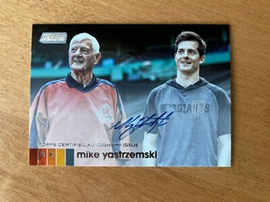 2020 Mike Yastrzemski Topps Stadium Club Auto - San Francisco Giants - Baseball