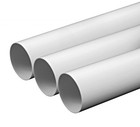 Round Duct Rigid Pipe Extractor Fan Ventilation Solid Tube Plastic Ducting