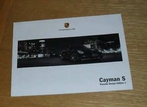 Porsche Cayman S Design Edition 1 Promotional Brochure 2007-2008 - Picture 1 of 1