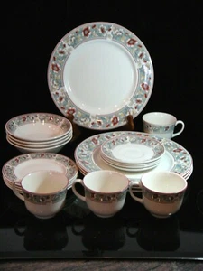 Johnson Brothers Malverne (Blue Rim) Dinnerware, Made in England from $5.95 ea. - Picture 1 of 23