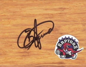 Toronto Raptors Bruno Caboclo Pavimento Firmato Certificato di autenticità - Foto 1 di 1