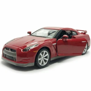 1/32 Nissan GT-R R35 Model Car Diecast Toy Cars 2 Doors Open Collection Red - Picture 1 of 12