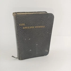 The English Hymnal Humphrey Milford c1936 Pocket Size Black Leather Book - Picture 1 of 18