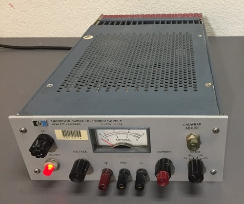 HP Harrison 6281A DC Power Supply 0-7.5V, 0-5A | eBay