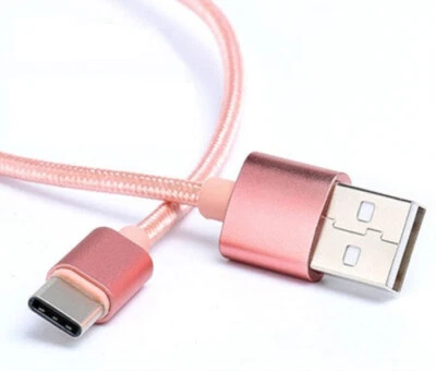 Braided USB Type-C Charger Adapter Cable For Samsung Galaxy Z Fold6 Flip6 3M 2M - Image 1 of 4