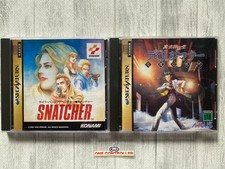 Sega Saturn (SS) Snatcher & SHIN MEGAMI TENSEI Devil Summoner set from Japan