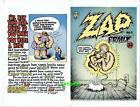 Robert Crumb Artwork Zap Comix #0 Original Production Art Comic Cover Undergroun