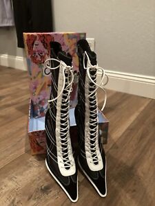 NEW Jeffrey Campbell pep-rally pointed toe boots Size: 8, new with box SOLD OUT!