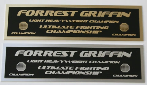 Forrest Griffin UFC nameplate for signed mma gloves photo or case Cover