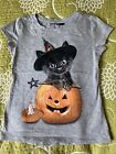 George girls Haloween cat pumpkin tshirt 6-7y