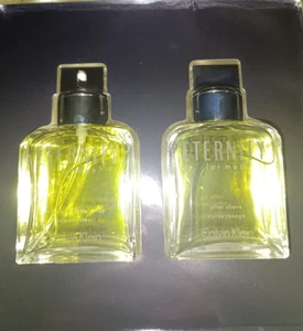 Calvin Klein Eternity 2 Piece GIFT SET 3.4 oz 100 ml EDT Spray + After Shave NEW - Picture 1 of 3