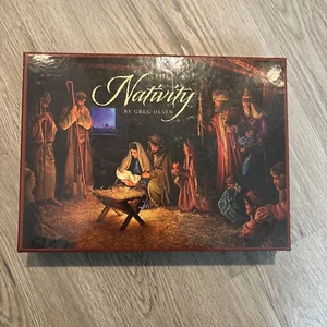 ✅Galison Greg Olsen The Nativity 1000 Pieces Puzzle 20" X 27" Christmas Scene - Picture 1 of 6