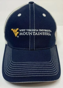 West Virginia Mountaineers Starter Strapback Mütze Kappe marineblau weiß WVU Baumwolle - Bild 1 von 9