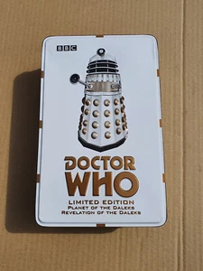 Doctor Who Daleks VHS Limited Edition Boxset Planet/Revelation of the Daleks - Picture 1 of 5