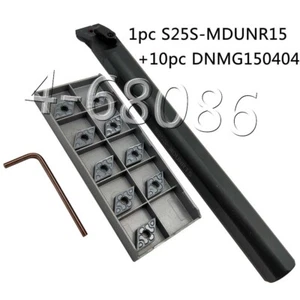 Bohrstange Drehmaschine Drehwerkzeug S25S-MDUNR15+DNMG431 DNMG150404-TF Hartmetalleinsatz - Bild 1 von 6