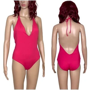 Onia Nina Badeanzug Einteiler Damen Medium Rosa Tief Neckholder  - Bild 1 von 12