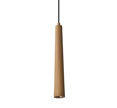 Mini colgante Nuvo Lighting 62/826 Melrose 2"W - madera de fresno Foto 1 de 4