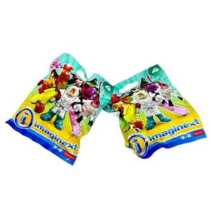 Menge 2 Imaginext Blind Bag Mystery Figur 2014 Serie 4 Sammlerstück Spielzeug versiegelt - Bild 1 von 4